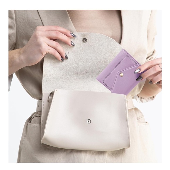 Women’s RFID Blocking Trifold Small Wallet in Purple - NWT - Picture 5 of 5